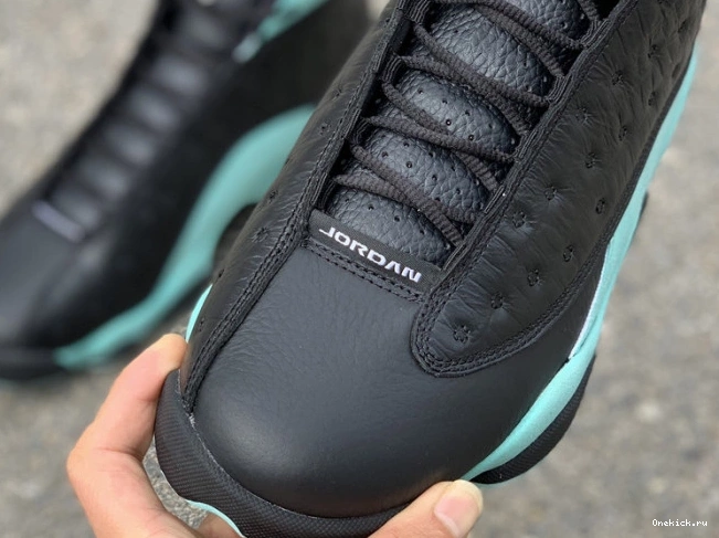One Kick Air Black Island 414571-030 13 Green Retro Jordan 0810